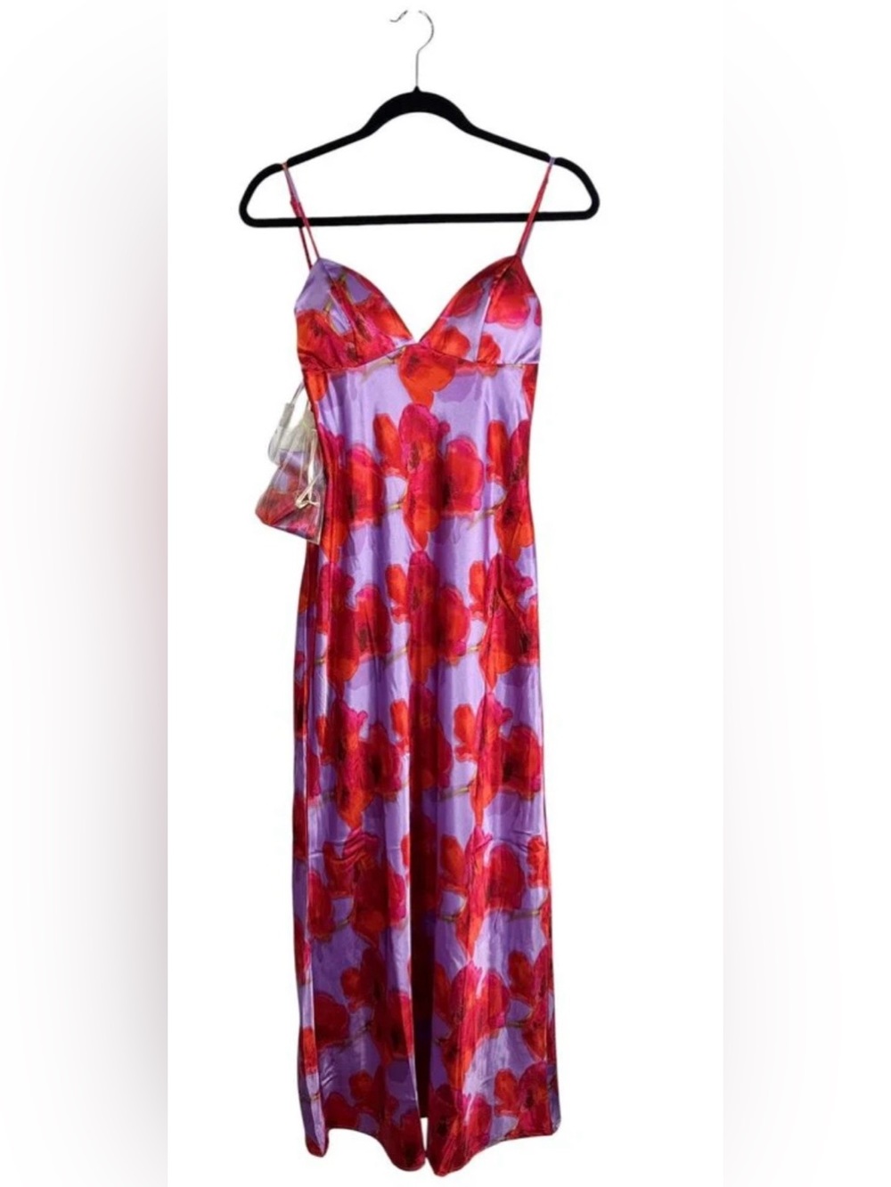 NWT‼️ SINCERELY JULES FLORAL SATIN MAXI DRESS